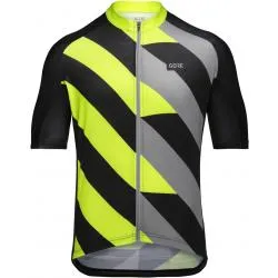 Dres Gore Signal - pánské, krátký, černá-žlutá neon