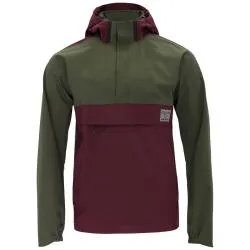 Bunda Montesolo MJ2221 - pánské, s kapucí, olivová-švestková