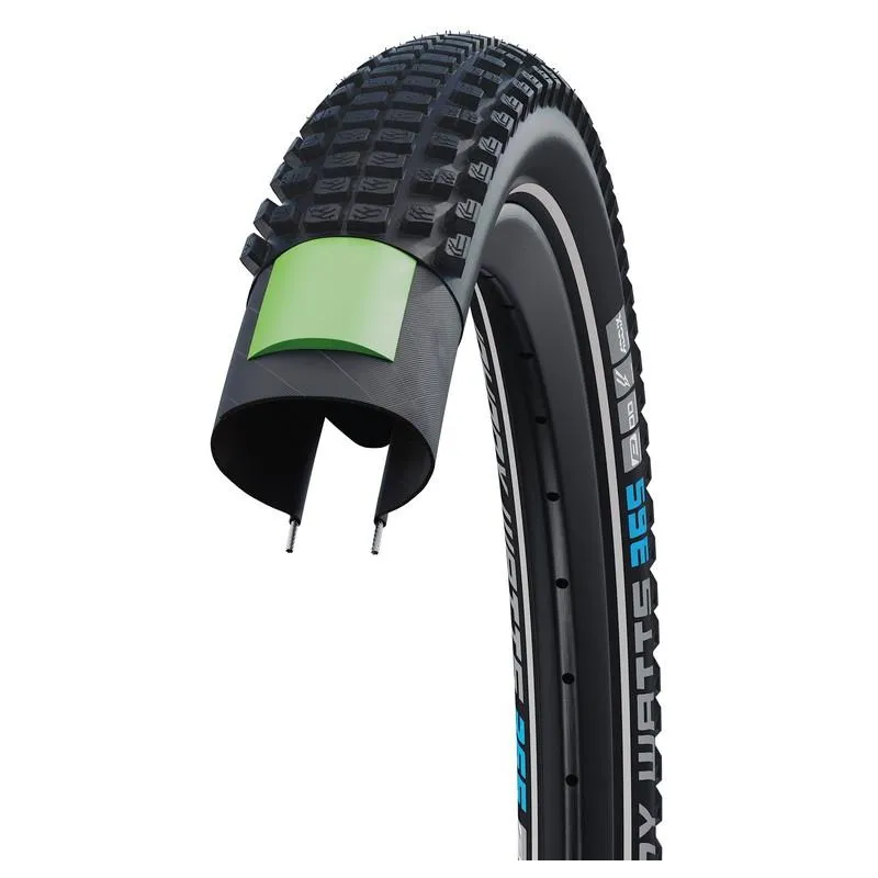 Plášť Schwalbe Johnny Watts 365 29x2,60 (65-622) HS618 Performance Addix Four Season DoubleDefense RaceGuard - skládací, černá reflex