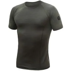 T-shirt Sensor Merino Air - męski, krótki, oliwkowy