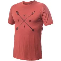 Triko Sensor Merino Active SNSR - pánské, krátký, terakota