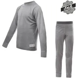 Sada Sensor Merino Active set - dětské, triko a spodky, šedá