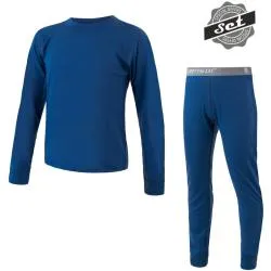 Sensor Merino Air Set - detský, tričko a spodná bielizeň, tmavomodrá