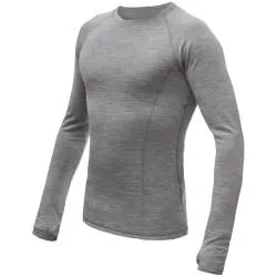 Triko Sensor Merino Bold - pánské, dlouhý, chladně šedá