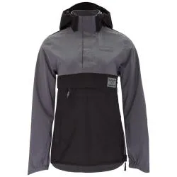 Bunda Silvini Montesola WJ2223 - dámské, s kapucí, dřevěné uhlí