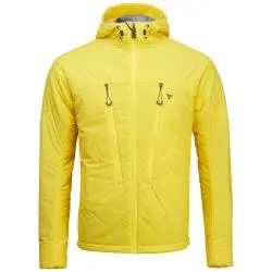 Bunda Silvini Lupo MJ2100 - pánské, zateplená, žlutá neon-dřevěné uhlí