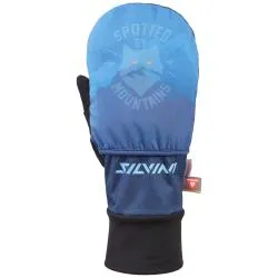 Rukavice Silvini Montignoso UA2126 Primaloft - zateplené, modrá-oranžová