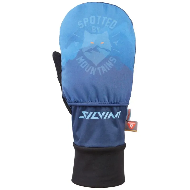 Rukavice Silvini Montignoso UA2126 Primaloft - zateplené, modrá-oranžová