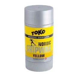 Vosk Toko Nordic Grip Wax 25g žlutý 0/-2°c