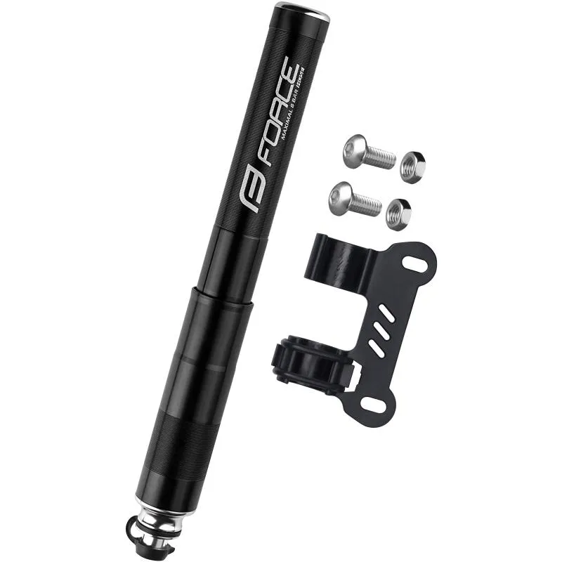 Pumpička Force Hose 2.0 - cestovní, s hadičkou, černá