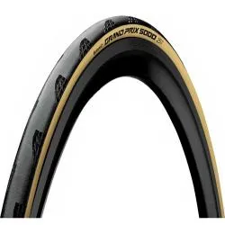 Plášť Continental Grand Prix 5000 AS TR 700x25c (25-622) BlackChili Vectran LazerGrip - skládací, černá-krémová