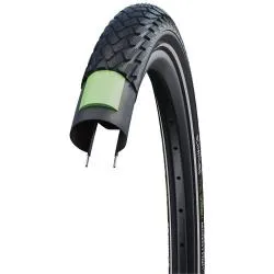 Plášť Schwalbe Green Marathon 700x28c (28-622) HS620 Performance Addix Eco GreenGuard E-25 - drát, černá, reflex