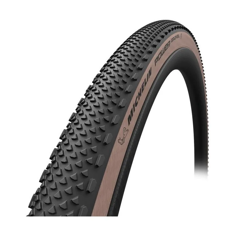 Plášť Michelin Power Gravel 700x47c (47-622) Competition Line Magi-X Bead to Bead Shield TLR - skládací, černá-hnědá