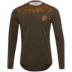 Dres Silvini Ello MD1804 - pánské, dlouhý, olivová-oranžová