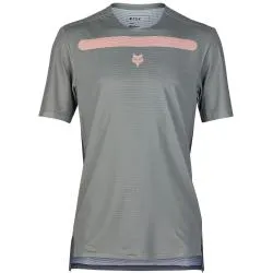 Dres Fox Flexair Aviation Race - pánské, krátký, šedá vinobraní