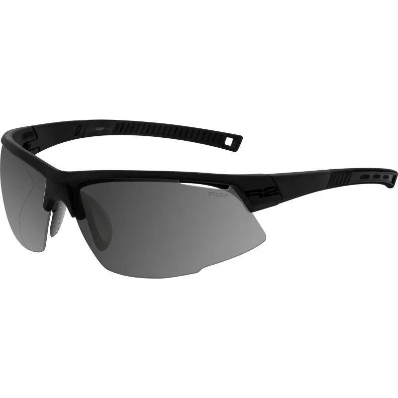 Brýle R2 Racer - černá mat, skla kouřová-stříbrné zrcadlo