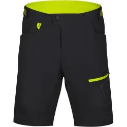 Kraťasy Etape Freedom 3.0 - pánské, volné, s vložkou, černá-limeta