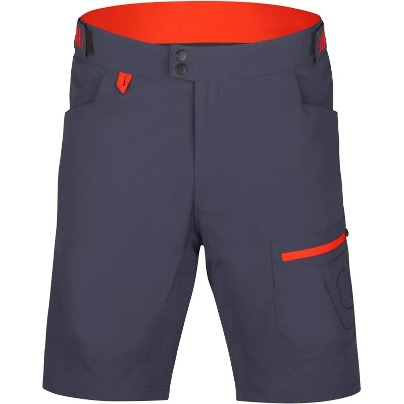 Kraťasy Etape Freedom 3.0 - pánské, volné, s vložkou, tmavě modrá-oranžová