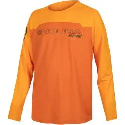 Jersey Endura MT500 Burner E7157 - dziecięcy, długi, mandarynkowy