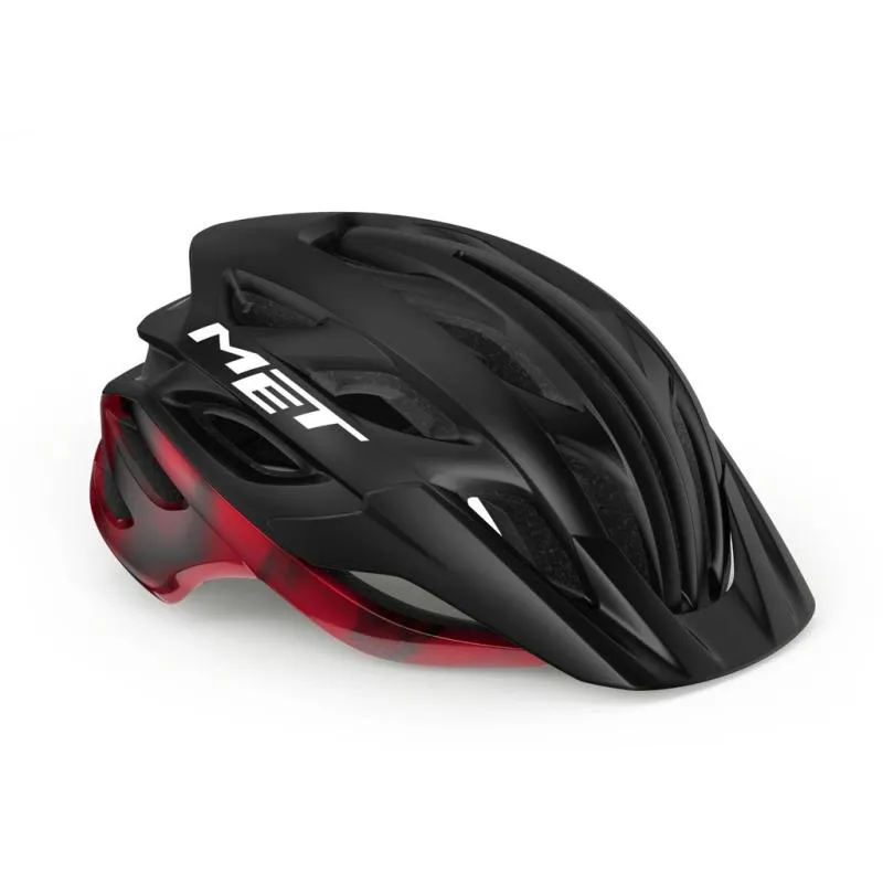 Přilba MET Veleno - černá-červená