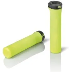 Gripy XLC GR-G26 Sport - s aretací, délka 135 mm, žlutá neon