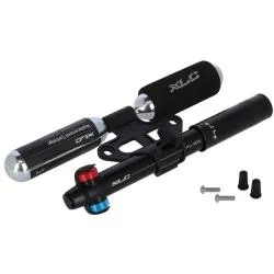 Pumpička XLC PU-M06 CO2 Mini Combi - cestovní, včetně 2x25g kartuší, černá