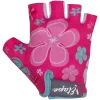 Rukavice Etape Tiny - dětské, krátké, růžová-mátová, motiv květiny - 1