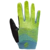 Rukavice Silvini Calvi CA2270 - dětské, dlouhé, modrá-neon - 1
