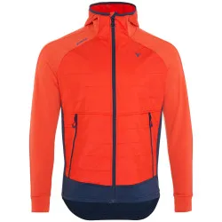 Mikina Silvini Dirilo MJ1310 - pánské, s kapucí, ruby-navy