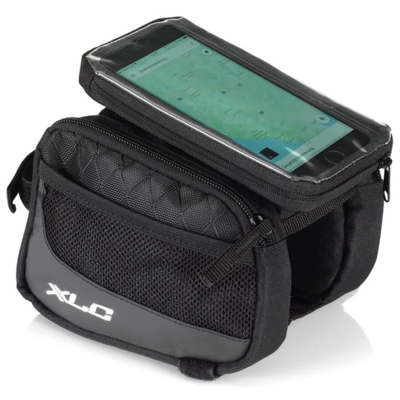 Brašna XLC BA-S97 - na rám, s pouzdrem na telefon, černá