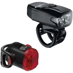 Světla Lezyne KTV Drive Femto USB - sada, přední 200 lm a zadní 15 lm, černá