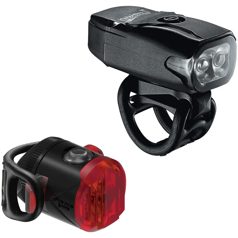 Světla Lezyne KTV Drive Femto USB - sada, přední 200 lm a zadní 15 lm, černá