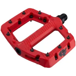 Pedály Race Face Chester Small - platforma 105x100 mm, červená