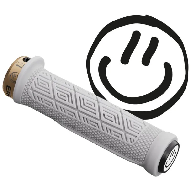 Gripy Ergon GDH Team Vali Höll Edition - 1 pár, bílá-zlatá