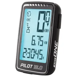 Cyclocomputer One Pilot 16.0 - drátový, černá