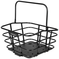 Koš Topeak Urban Basket DX 18L - na přední nebo zadní nosič, MTX 2.0 / MIK / Racktime, černá