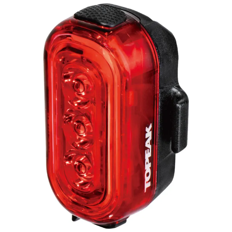 Světlo Topeak Taillux 100 USB‑C - 100 lm, integrovaný akumulátor Li‑Ion 700 mAh, černá-červené