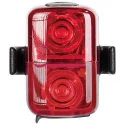 Světlo Topeak Taillux 30 USB - zadní, integrovaný akumulátor Li‑Ion 250 mAh, černá-červená