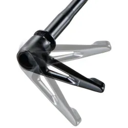 Pevná osa XLC QR-H02 Pivot Pin 142/174 mm - 12x1,75 mm, délka závitu 20 mm, černá