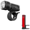 Světla Knog Blinder 400 & Plus Set - sada, přední 400 lm s akumulátorem 1850 mAh a zadní 20 lm, černá - 1