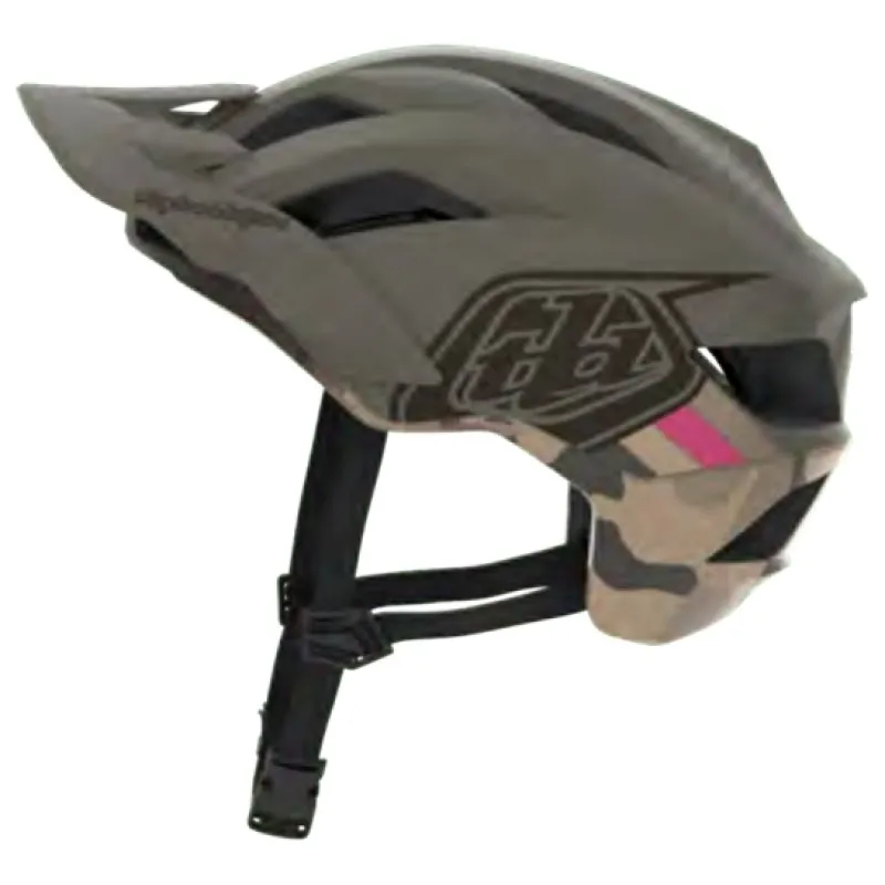 Přilba Troy Lee Designs Flowline SE Mips - badge tarmac oak