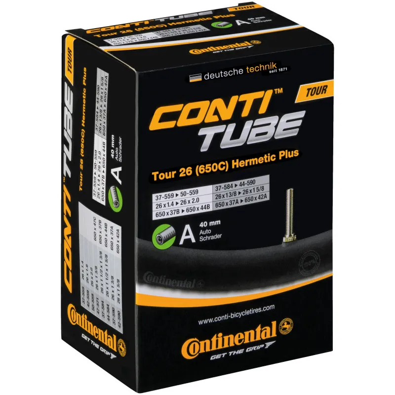 Duše Continental Tour 26 (650c) Hermetic Plus 26x1 3/8-1,75 (37/47-559/590) - balená (AV 40)