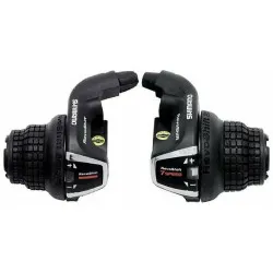 Řazení Shimano SL-RS35-3-7 Revoshift - pravé a levé, otočné, neindex, černá (3x7)