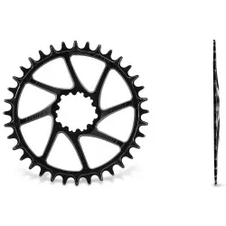 Garbaruk Direct Mount MTB ChainRing Sram 3-Bolt Round Boost - 36 zubů, černá