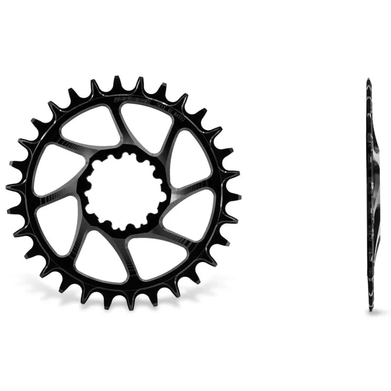 Garbaruk Direct Mount MTB ChainRing Sram 3-Bolt Round Boost - 30 zubů, černá