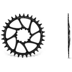 Garbaruk Direct Mount MTB ChainRing Sram 3-Bolt Round Boost - 32 zubů, černá
