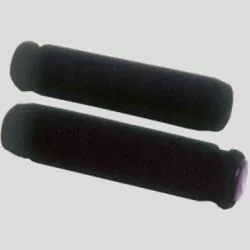 Gripy 125 mm MTB Velo pěnové, 6-hran - černá (pár)