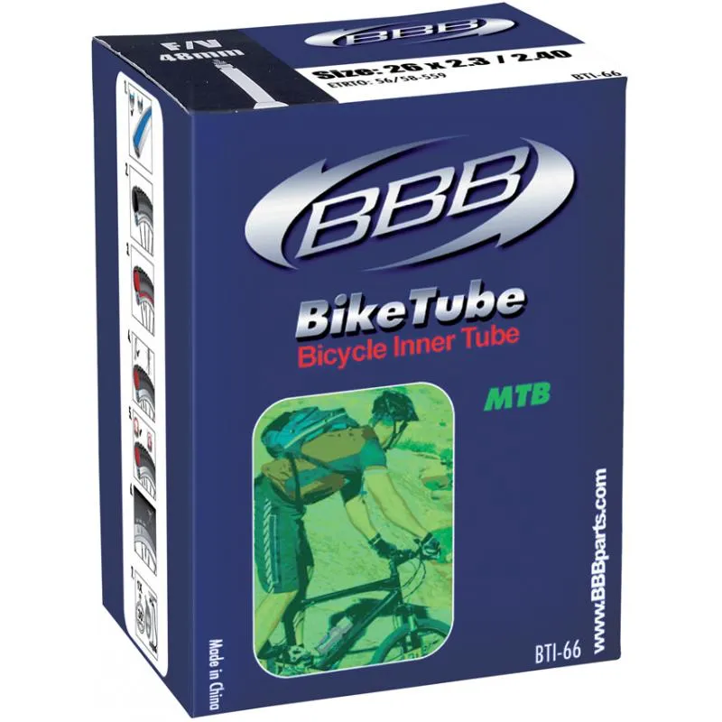 Duše BBB BTI-89 BikeTube 29x1.9/2.3 (50/56-622) (AV)