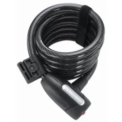 Zámek Magnum 3017 spirála 1850x12 mm - na klíč, černá