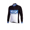 Dres BBB BBW-252 Team - pánský, dlouhý rukáv, modro-bílo-černý - 1